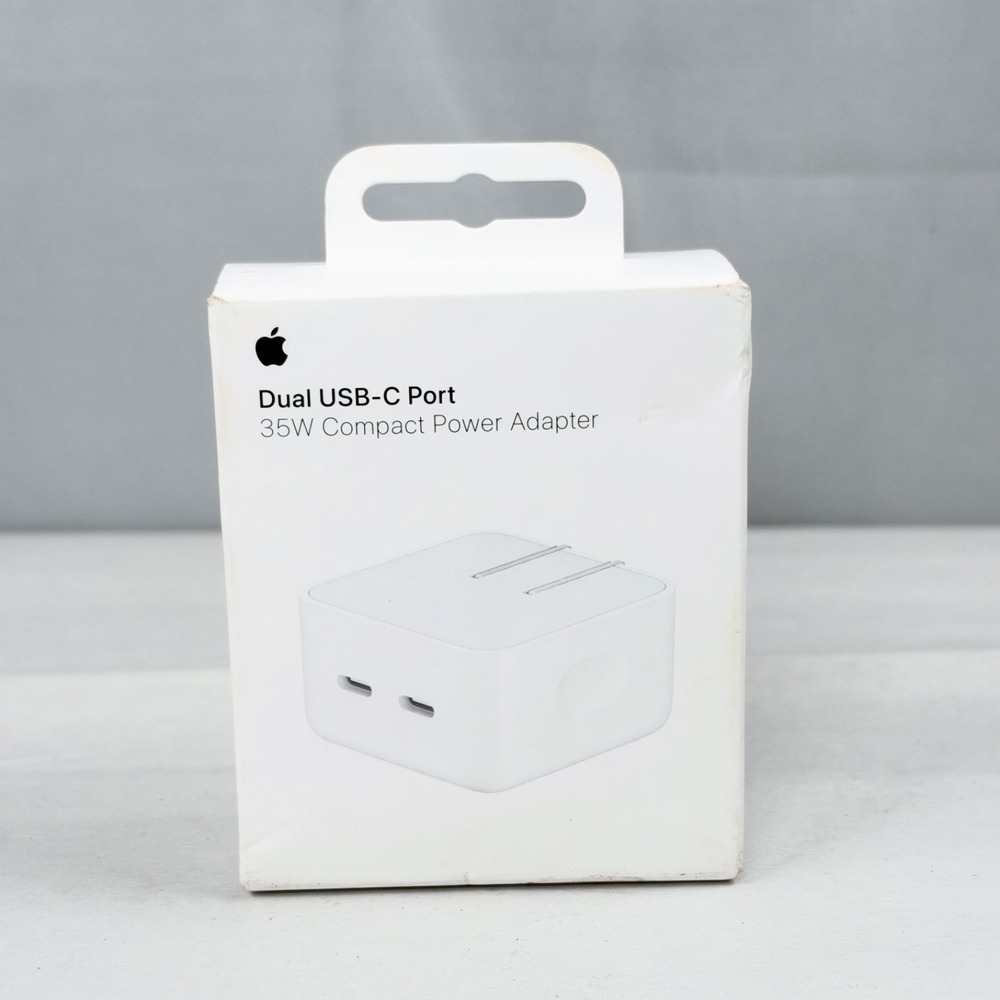 Genuine Apple 35W Dual USB-C Port Compact Power Adapter MNWM3AM/A A2571 / New